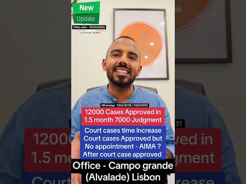 Court cases Approved but No appointment AIMA ? ®Live Portugal By Harry | Advocate | Portugal News
