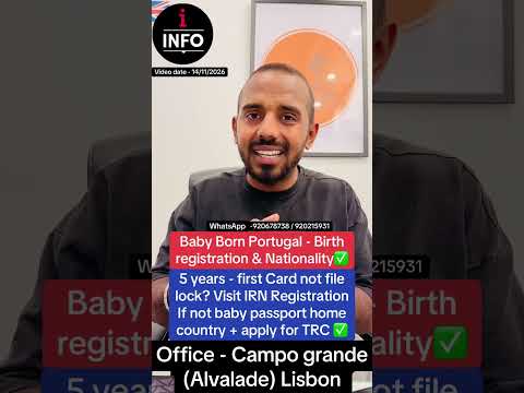 Baby Born portugal birth registration & Nationality ? ®Live Portugal By Harry | Portugal news