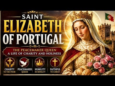 SAINT ELIZABETH OF PORTUGAL: The Peacemaker Queen| A Life Of Charity, Prayer and Holiness.