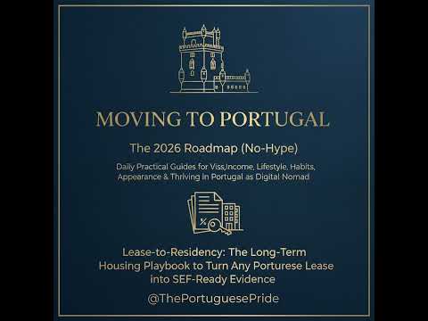 Lease-to-Residency: The Long-Term Housing Playbook to Turn Any Portuguese Lease into SEF-Ready Ev...
