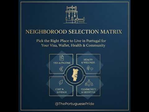Neighborhood Selection Matrix: Pick the Right Place to Live in Portugal for Your Visa, Wallet, He...