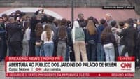 António José Seguro opens the Belém Palace gardens with a reception for a group of young people from Penamacor
