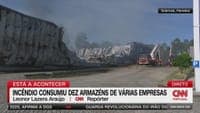 The impressive images of the destruction caused by a fire in an industrial zone in Paredes
