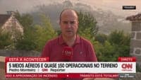 Penafiel wildfire is active but there have been "no problems" with homes in the region so far