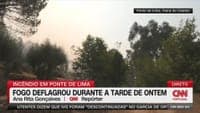 Five aerial assets at the fire in Ponte de Lima