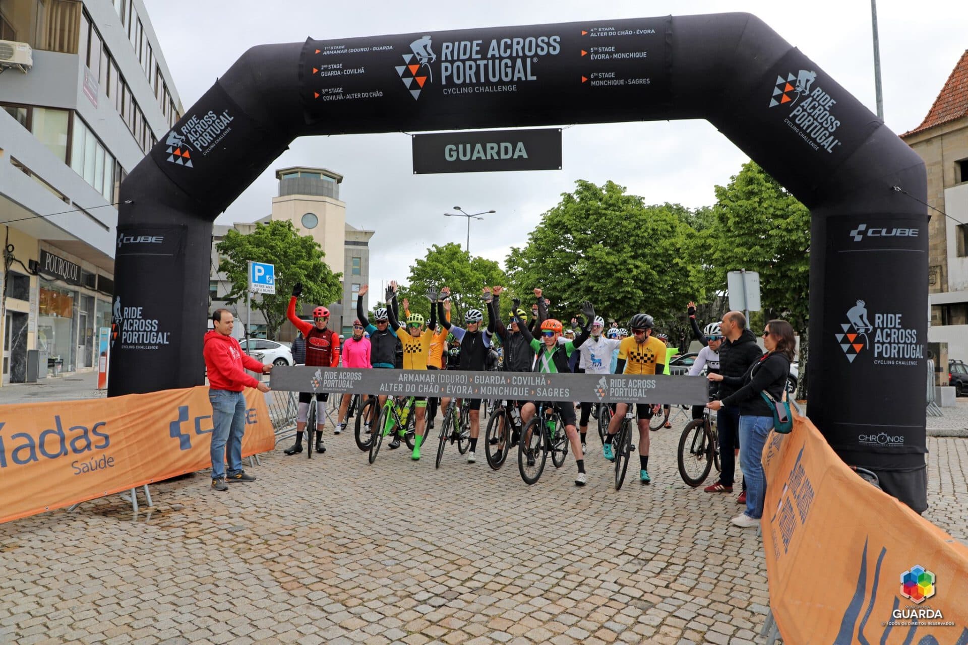 GUARDA: City once again hosted the start of the Ride Across Portugal towards Covilhã