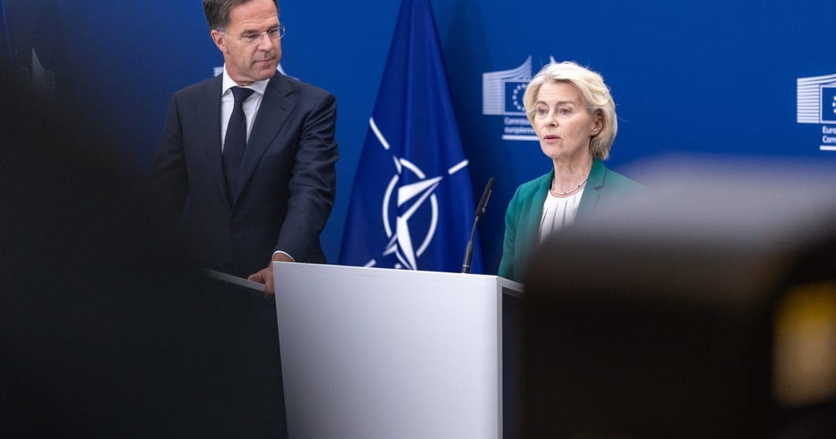 Von der Leyen, Rutte say Russian ‘intimidation will not work’ to stop Ukraine aid