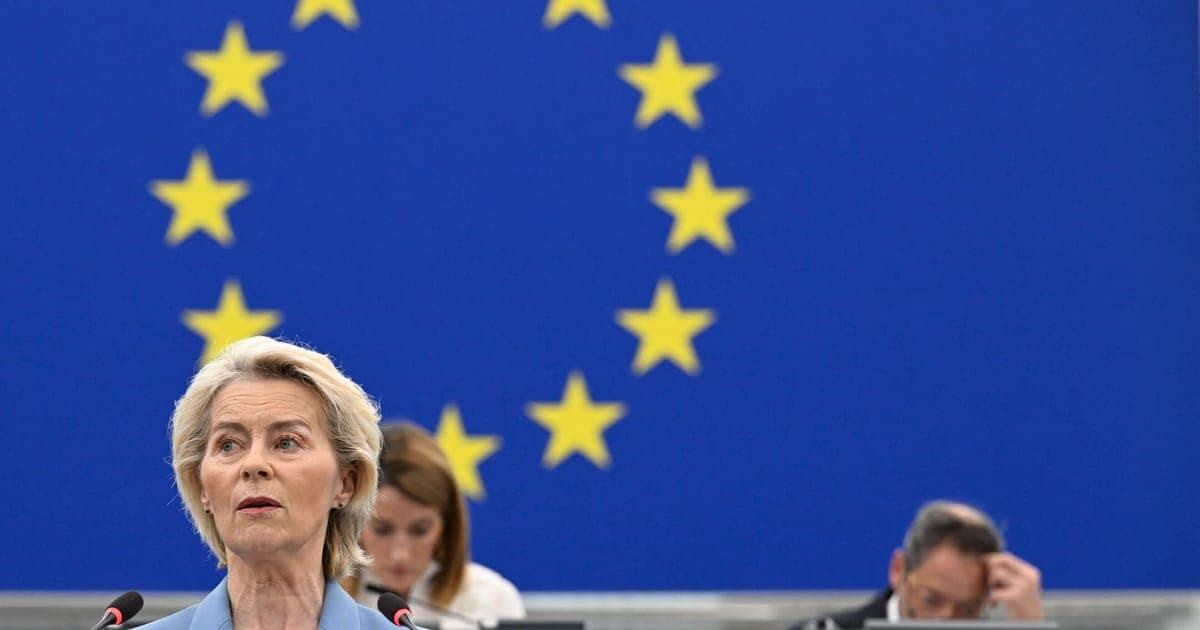 Von der Leyen pitches AI as solution to reduce reporting for European businesses
