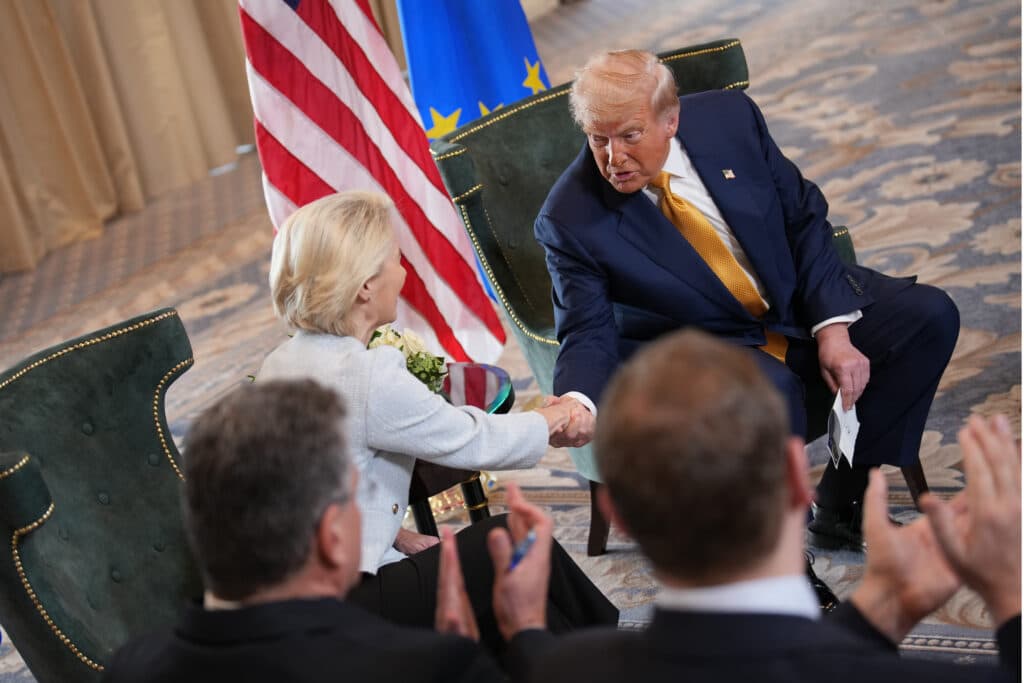 US ambassador: EU must honor its trade deal with Trump