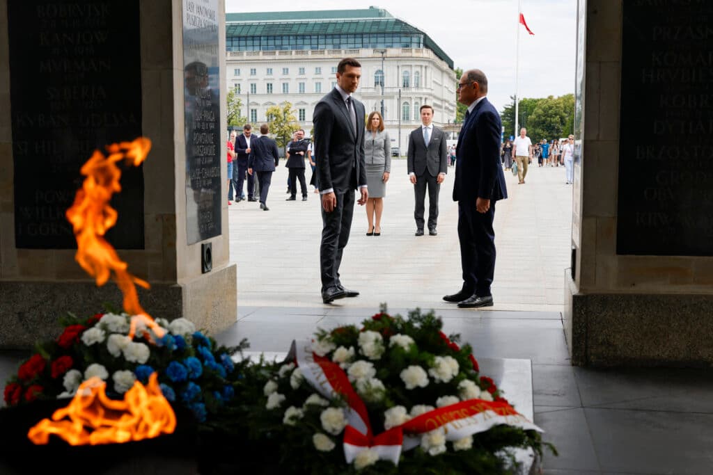 France’s far-right leader Jordan Bardella tours Poland in search for new allies