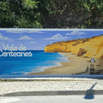 Cliffside Algarve beach gets colourful new mural