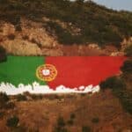 Alte’s giant flag rallies support for Portugal