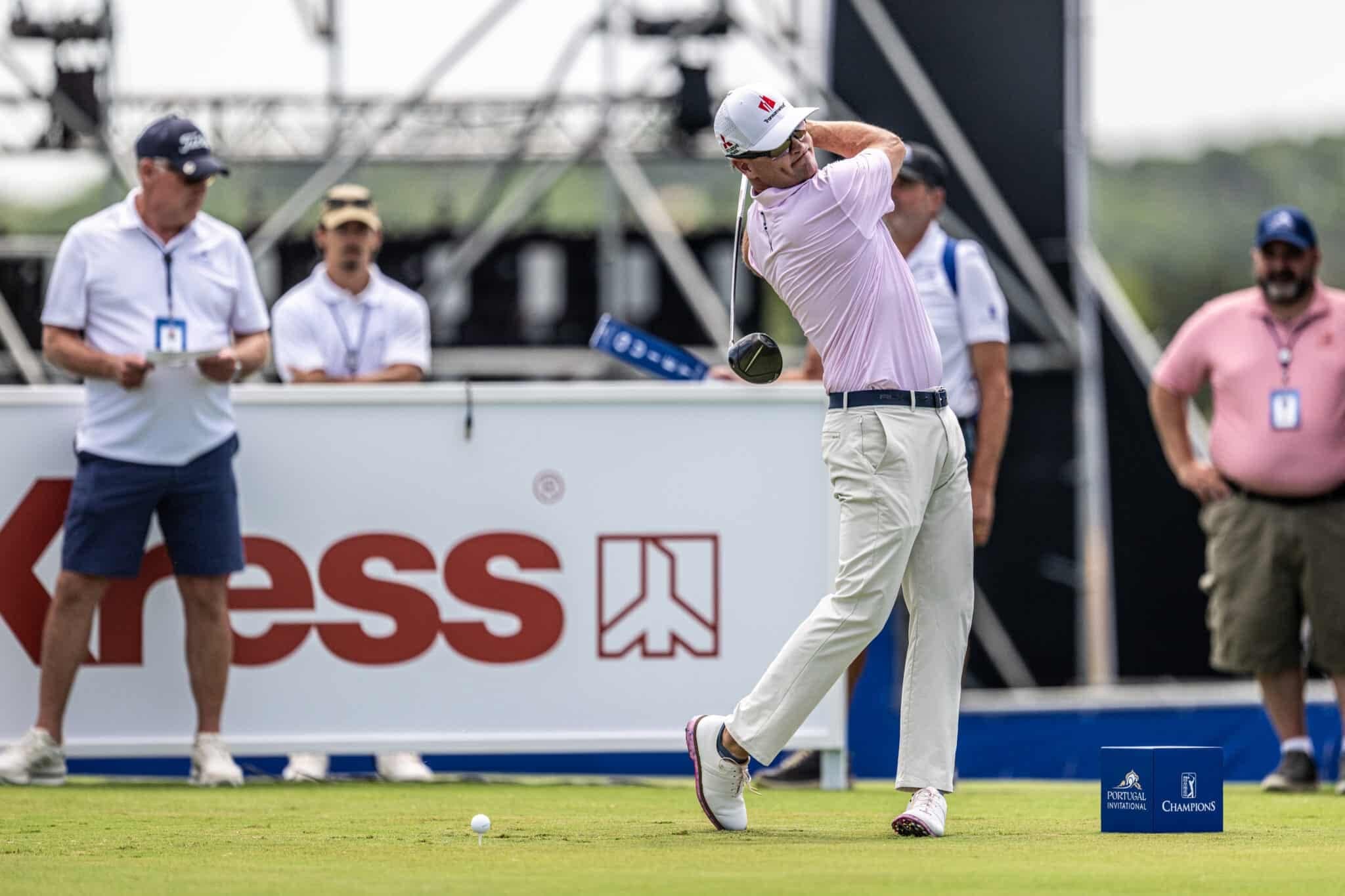 Zach Johnson takes the lead as PGA TOUR Champions makes history in Portugal