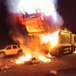New Silves rubbish truck damaged by fire